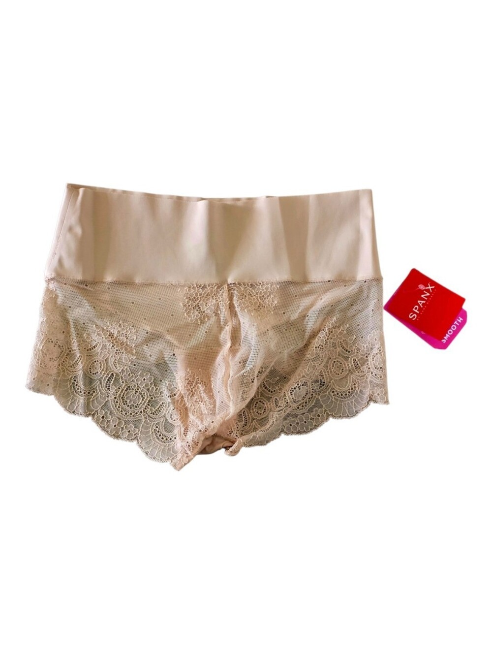 New W/tag SPANX Undie-tectable Nude Lace Hi hipster Shaping Panties Medium